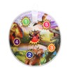 Sticky Ball Board Foldable Dart Board with LED 8 Mode