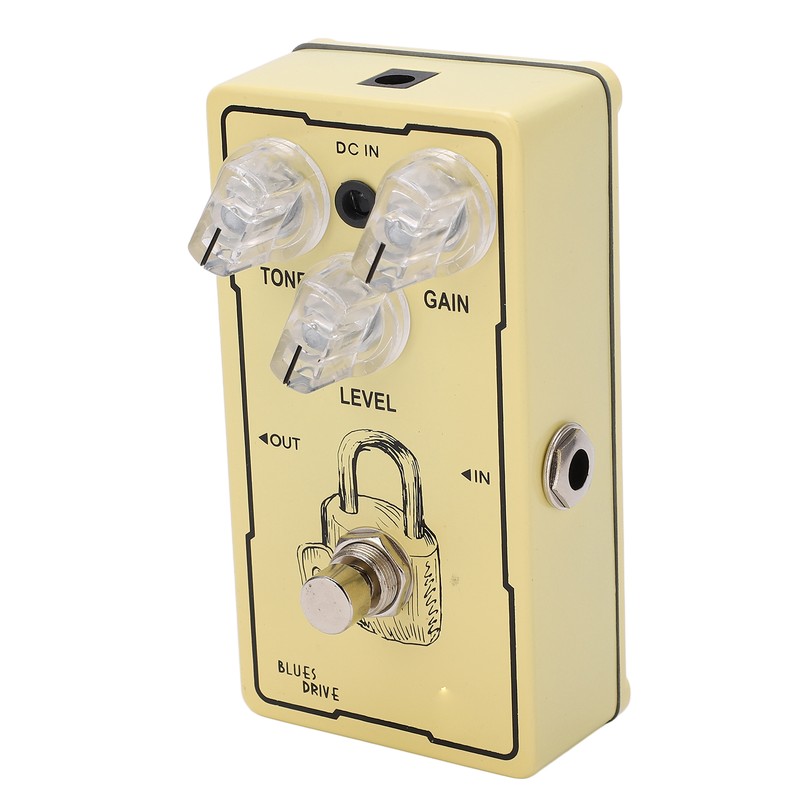 Guitar Effect Pedal Blues Drive Distortion Adjustable Single Instrument Accessory