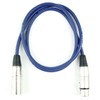 Adam Hall Cables K3MMF0100BLU Microphone Cable XLR Female to XLR
