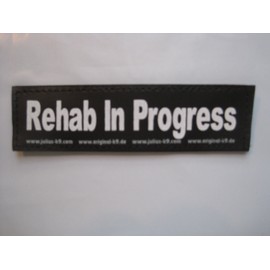 Rehab in ROGRESS (Large) Package of 2 Julius-K9 Labels