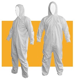 UR Ingeniería Traje Protector Overol desechable de Seguridad para la protección químicos líquidos Pintura Protege del Polvo Impermeable con Capucha PROTEX