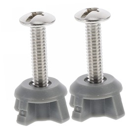 TEHAUX Toilet Seat Hinge Bolts Essential Accessories Fit for Bathroom Wc Toilet Bowl