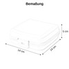 Engelland 1 x Lunch Box, Colour: Pink, Plastic, BPA-Free, Lunch