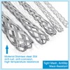Shimeyao 5 Pcs Wire & Cable Mesh Pulling Grip 6-37mm