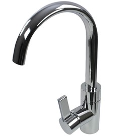 Comet Lucca Single Lever Mixer Tap Oval Motorhome Caravan Camper Camping Boat + Chrome Switch