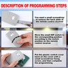 Kingdder 2 Pcs Two Button Garage Door Remote Compatible with