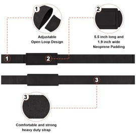 Correas de muñeca antideslizantes para levantamiento de pesas, culturismo, powerlifting y entrenamiento de fuerza; correas para mujeres y hombres