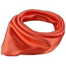 BOWKITE Women Scarf Retro Girls Satin Small Bandana Hair Tie for A Costume 23"