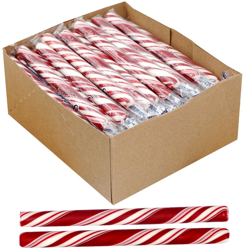 Peppermint Sticks, 80 Pack, Candy Cane Sticks, Peppermint Sticks For