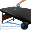 KIDOACOW Leather Massage Table Cover Protector Wipeable Massage Table Cover