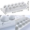 12 Grid Plastic Egg Containers, Egg Box, Plastic Egg Tray,
