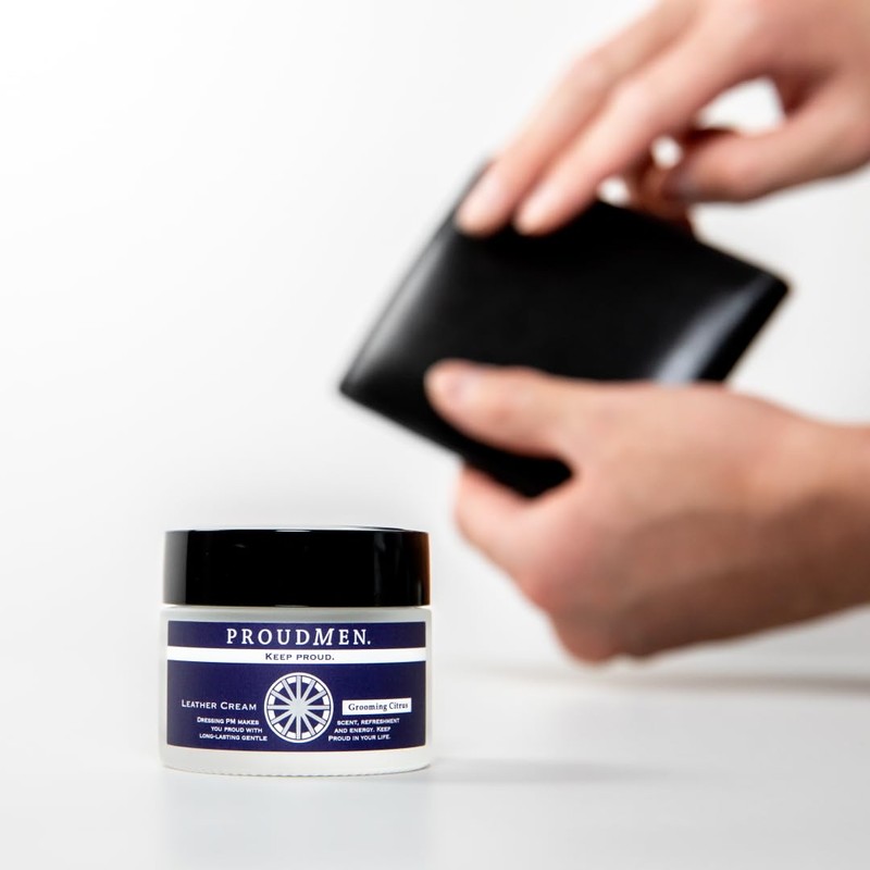 PROUDMEN. Leather Product Cream, Leather Cream, 40g for Shoes, Bags,