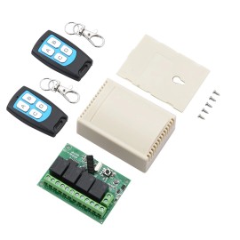 universal Easy To Use DC 4-Channel 443MHz Wireless RF Remote Control Relay Switch