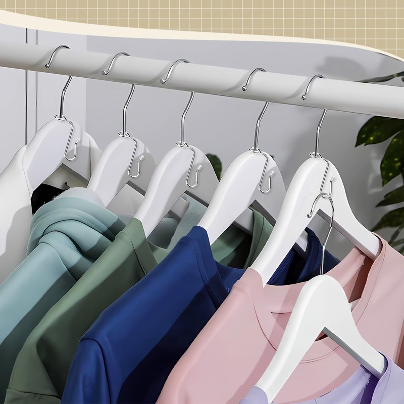 50 Pieces Hanger Connector Hooks Metal Hanger Extender Hooks Stable