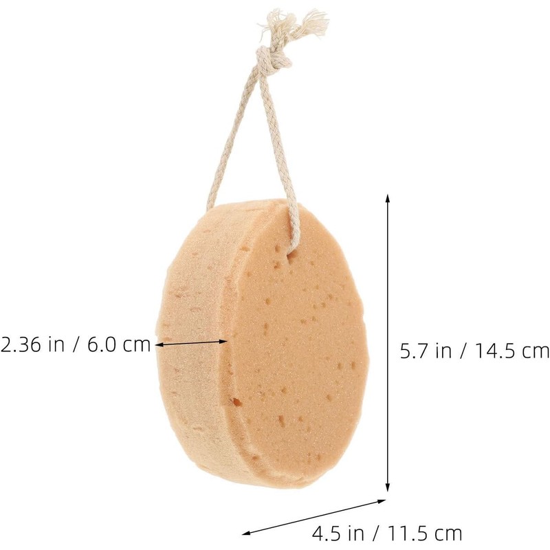 Esponja Exfoliante Corporal ELEOUTI 9 pzas – Textura Panal Antideslizante