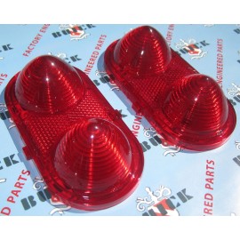 CARS, Inc. 1950-1952 Buick Tail Light Lenses. Pair Guide #5939073. Special Super Roadmaster