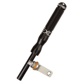 EXOTAC - nanoSTRIKER XL Self-Contained Ferrocerium Firestarter for Emergency Survival Equipment, Camping, Backpacking, and Hiking (Black)