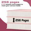 AETHER Notebook Lined A5, Pink Journal Diary 256 Pages 120