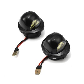 AuMoHall LED License Plate Light Tag Lamp Assembly Replacement for F-150 F-250 F-350 F-450 F-550 Superduty Pickup Truck Explorer Expedition Ranger Excursion Bronco, Pack of 2