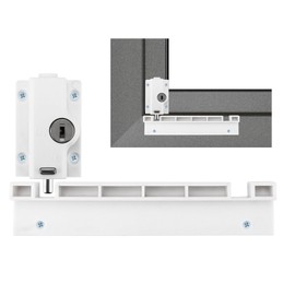 Patio Sliding Door Security Kick Lock, Sliding Patio Door Locks for Glass Doors, Security Lock for Home