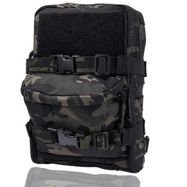 Water Bag, Tactical Pouch, Hydration Pack, Military 500D Nylon, Molle Water Bottle Pouch, Large Capacity, Storage Bag, Multiple Pockets, Multifunctional, Climbing, Travel, Backpack, Airsoft, Survival