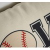 FAVDEC Decorative Love Baseball Pillow Cover 12 Inches x 20