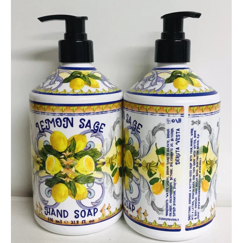 Home & Body Co. 2 Bottles HOBO ~ Lemon Sage
