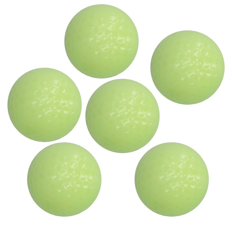 6 Pcs/Set Luminous Golf Ball Super Bright Luminous Golf Ball