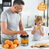 LEBENLANG Electric Citrus juicer - 2 cones & BPA-free I