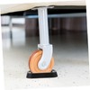 SEWACC 8Pcs Slip Bed Stoppers Caster Cups for Hardwood Floors