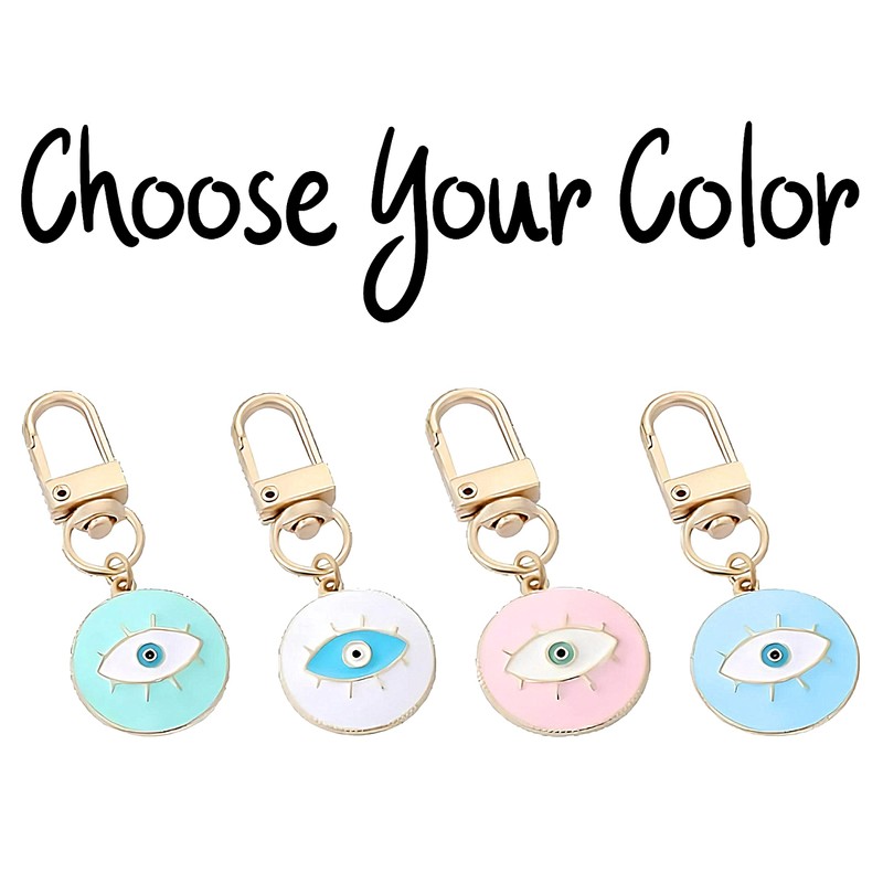 Evil Eye Keychain for Women - Protection Good Luck Amulet