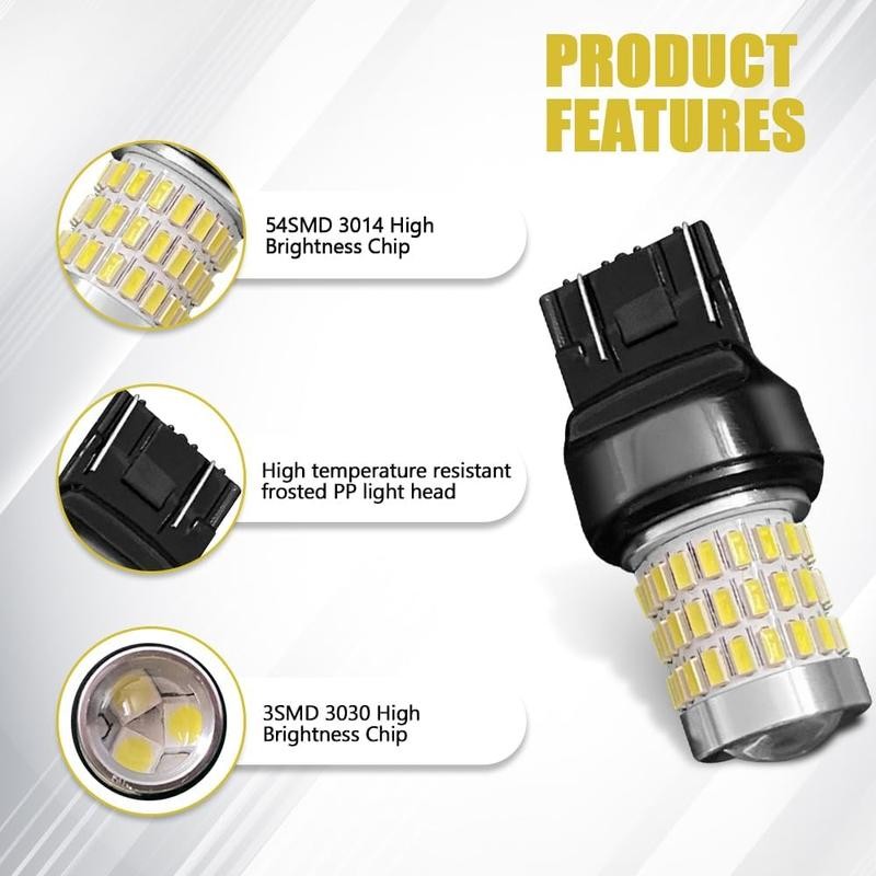 2025 Upgraded 7443 7440 LED Bulb for Reverse Lights, Super