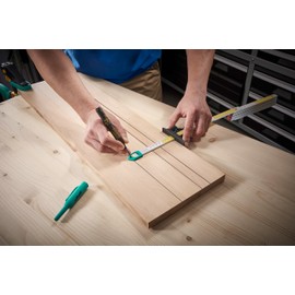 wolfcraft -my Ruler Set - 8623000 - Converts the ruler into a spirit level or marking gauge and allows you to pick up an inner dimension
