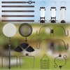YINGYM 6-Hook Bird Feeding Station Kit Wild Bird Feeder Stand