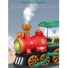 Miracland Retro Steam Train with Mist Spray Function, Vintage Steam