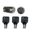 RiKey Security - Storage Cylinder Lock with 3 Tubular Keys
