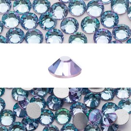 Novani 3000 Pieces Flatback Rhinestones Glass Round Gems Teal Volcano Crystals for Nail Art DIY Crafts Clothes Shoes,SS20,4.6-4.8mm