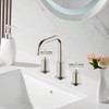 Duttao Two-Handle Widespread Bathroom Faucet, Bathroom Faucets for Sink 3