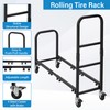 Neorexon Rolling Tire Rack 43.5" x 13" x 37.4", 2