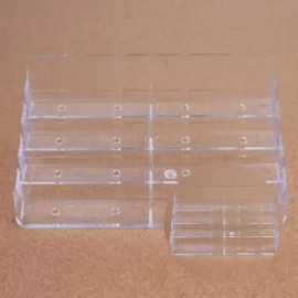 명함수납함 8단 플라스틱 명함케이스 비품 사무용 명함꽂이 앨범 정리 명함 박스 8-Tier Plastic Business Card Holder Case Office Supplies Card Organizer Album Box