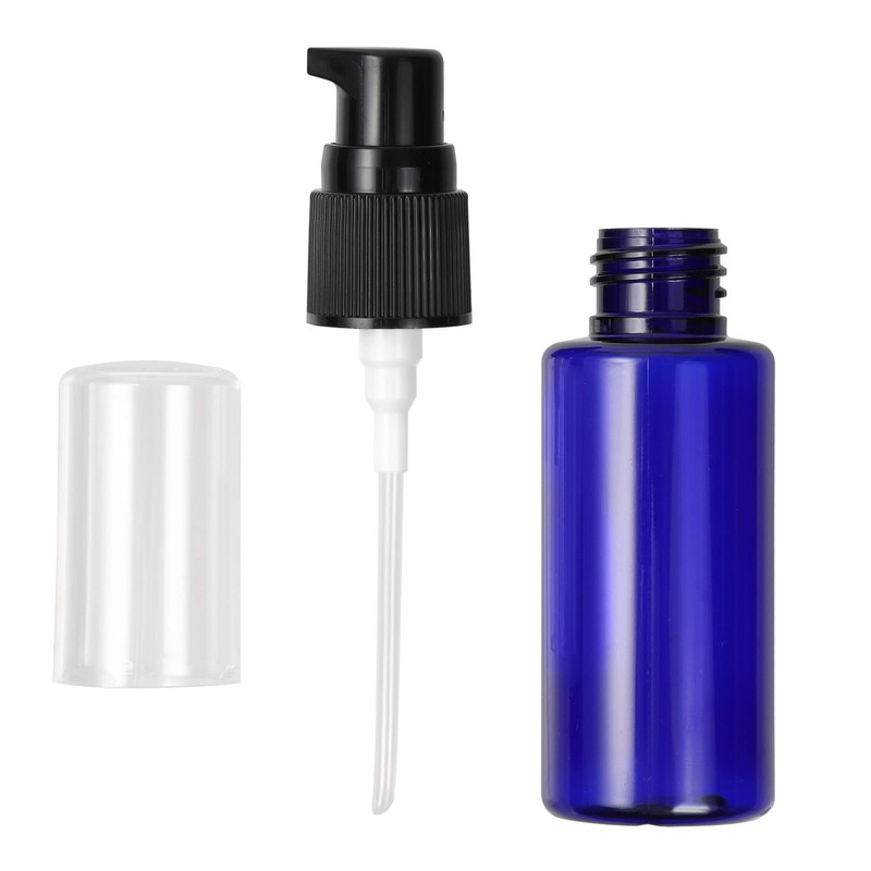 PET Bottle Pump Cobalt Blue Blue 50ml