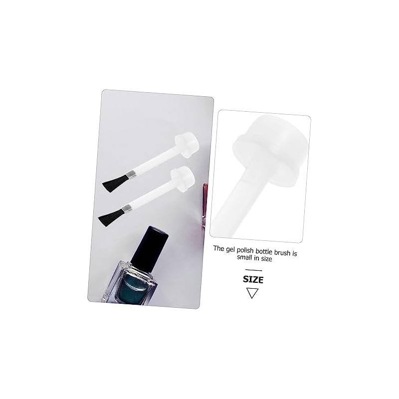 NOLITOY 20 Piezas Pincel para Esmalte de Uñas de Repuesto