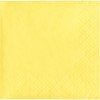 Creative Converting 3-Ply Paper Beverage Napkins, Mimosa Yellow, 50 Count