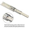 URBEST Ball Bearing Drawer Slides Full Extension 6 Inch Telescopic