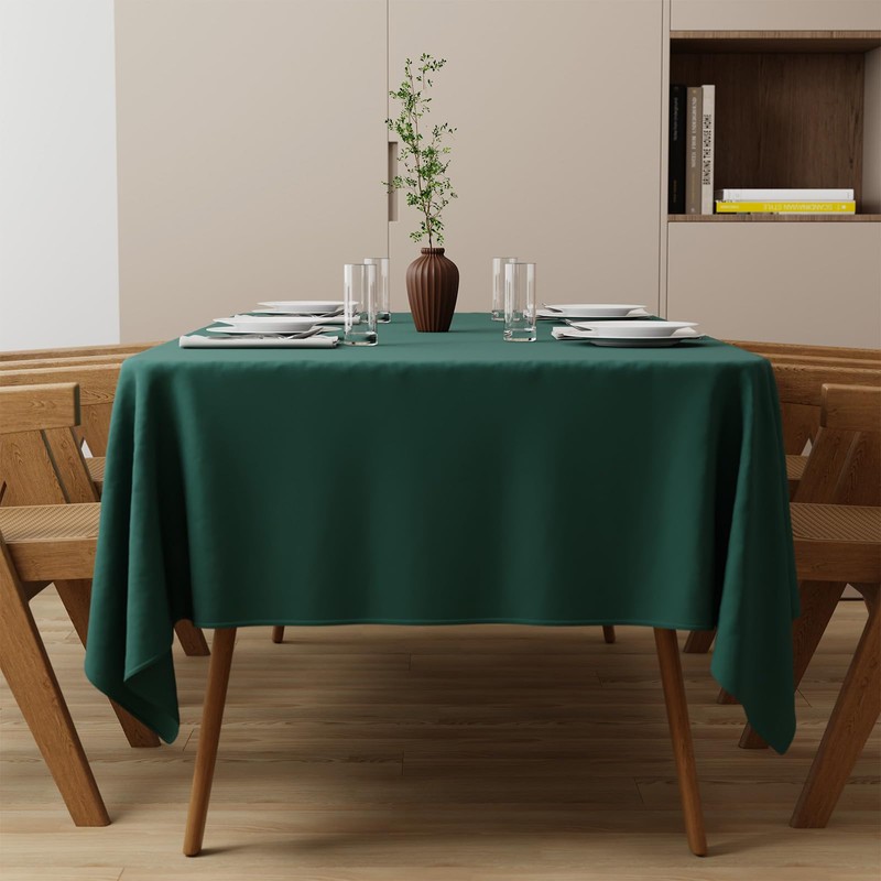 Zdada Extra Large Green Table Cloths 300x150cm(118x59Inch), Long Rectangular Table