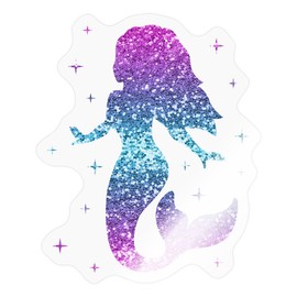 Spreadshirt Mermaid Mermaid Stickers, 10 x 10 cm, Transparent Glossy