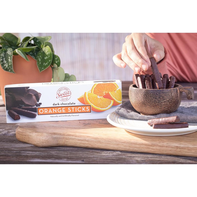 Sweet Candy Company Chocolate Covered Fruit Sticks (Dark Orange Pack