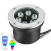 RSN LED Landscape Lighting 18W RGB Underground Light IP65 Waterproof