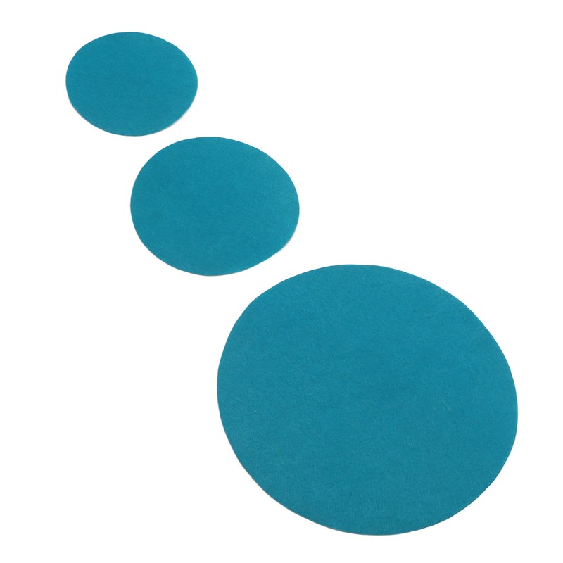 48Pcs Felt Plate Dividers 3 Sizes Thick Soft Washable Foldable
