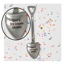 Gifts for Dad –Dad’s Ice Cream Engraved Spoon Dad’s Ice Cream Shovel – Ideal Father’s Day Gift, Christmas Gift or Birthday Gift